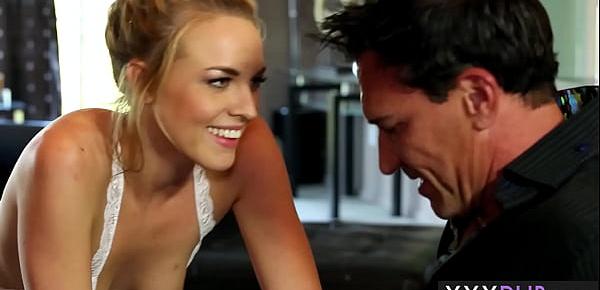  Hot MILF Keira Nicole gifted guy massage and blowjob before hardcore sex